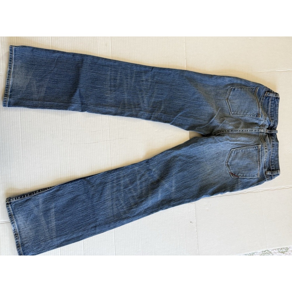 Banana republic women's medium wash denim jeans size 4 Straight Leg - Picture 3 of 3